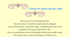 Desktop Screenshot of larche-des-dieux.fr