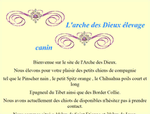 Tablet Screenshot of larche-des-dieux.fr